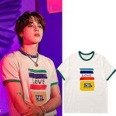 Unisex Kpop Loose Summer Short-sleeved T-shirt